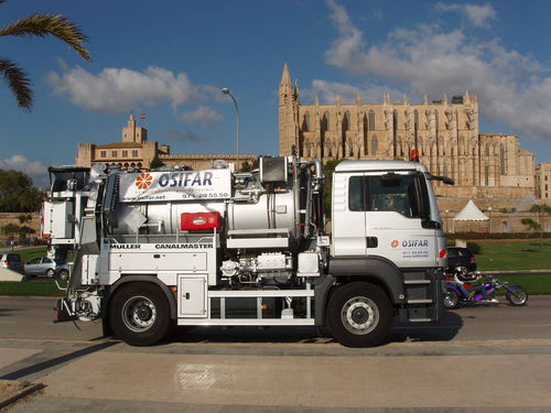 下水クリーナートラック - max. 40 t | CANALMASTER - MÜLLER Umwelttechnik GmbH & Co. KG - 2軸