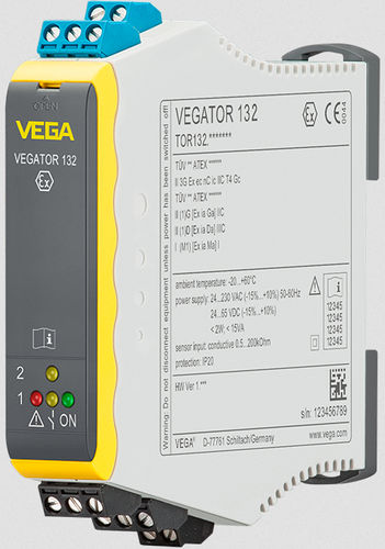 マルチチャンネルシグナルコンディショナー - VEGATOR 132 - VEGA Grieshaber KG - DINレール / レベルセンサー用