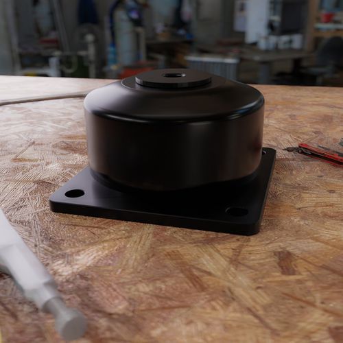 防振緩衝器 - GDZ-()-7 - RG+ Schwingungstechnik GmbH  - 機械式 / 機械用 / 産業用