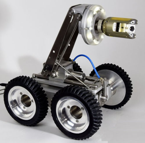 車輪付き検査ロボット - FW100CT.2 - RICO Umwelttechnik GmbH - 遠隔操作式 / 視野360° / 防水