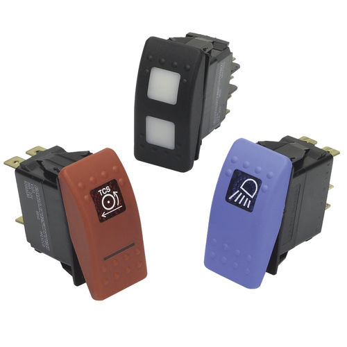ロッカースイッチ - V series - Carling Technologies - 単極 / バイポーラ型 / IP68