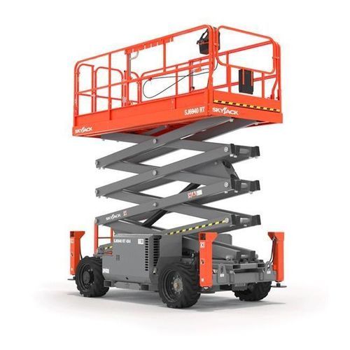 移動式シザース型高所作業車 - SJ6940 RT - Skyjack - 車輪付き / 自走式 / ディーゼル