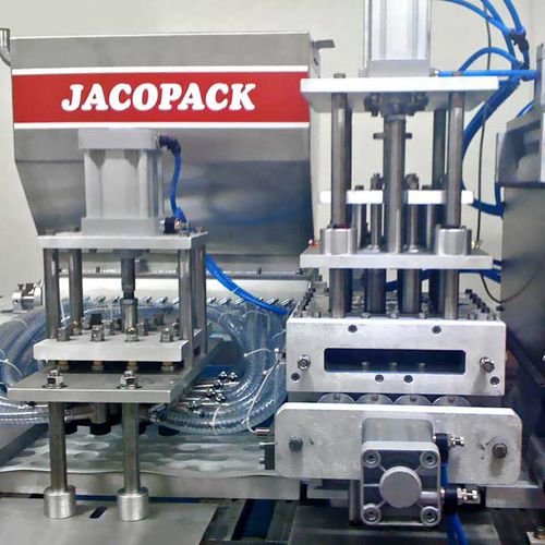 プラスチックフィルム熱成形機/充填装置/包装機器 - JTF10 - Jacopack - カップ製造用 / PLC制御 / 産業用