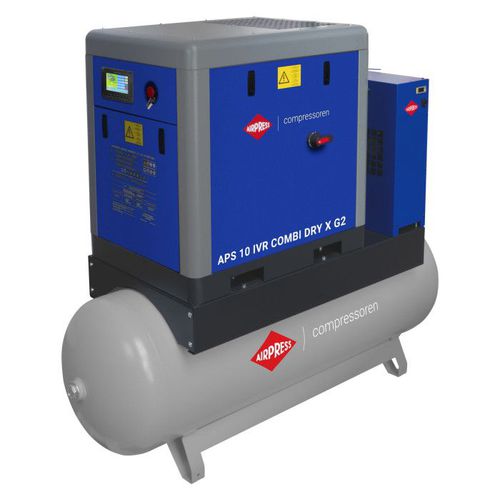 スクリューコンプレッサー - APS X 10 IVR Combi - AIRPRESS - エア / 電動 / 据え置き型