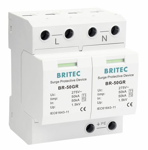 タイプ1避雷器 - BR-50GR 2P series - Britec Electric Co., Ltd - タイプ2 / クラス I / クラス II
