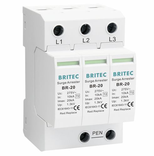 3極避雷器 - BR-20 3P series - Britec Electric Co., Ltd - タイプ2 / クラス II / 電気設備用