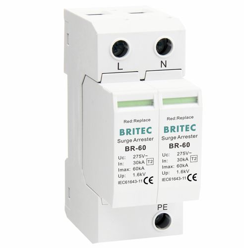 2極避雷器 - BR-60 2P series - Britec Electric Co., Ltd - タイプ2 / クラス II / 電気設備用
