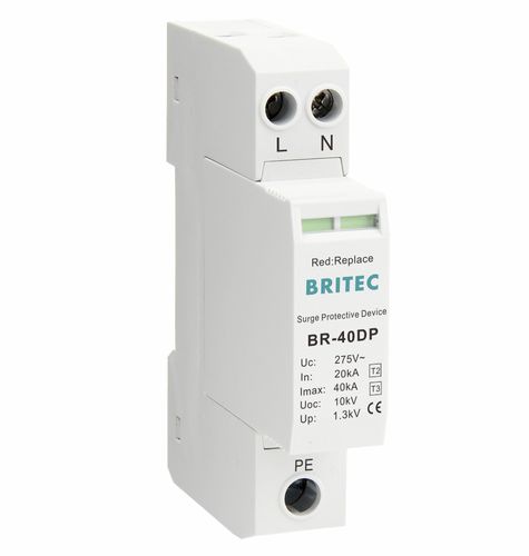 タイプ2避雷器 - BR-40DP 2P series - Britec Electric Co., Ltd - タイプ3 / クラス II / クラス III