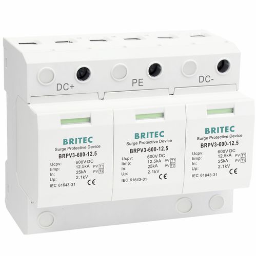 タイプ1避雷器 - BRPV3-600-12.5 - Britec Electric Co., Ltd - タイプ2 / クラス I / クラス II