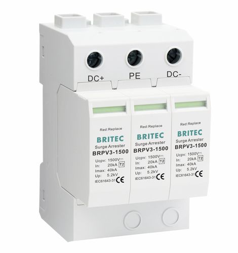 タイプ2避雷器 - BRPV3-1500 - Britec Electric Co., Ltd - クラス II / 電気設備用 / 遠隔操作信号