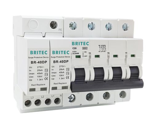 タイプ2避雷器 - BRCB-15/30/40 TP - Britec Electric Co., Ltd - クラス II / 電気設備用 / 遠隔操作信号