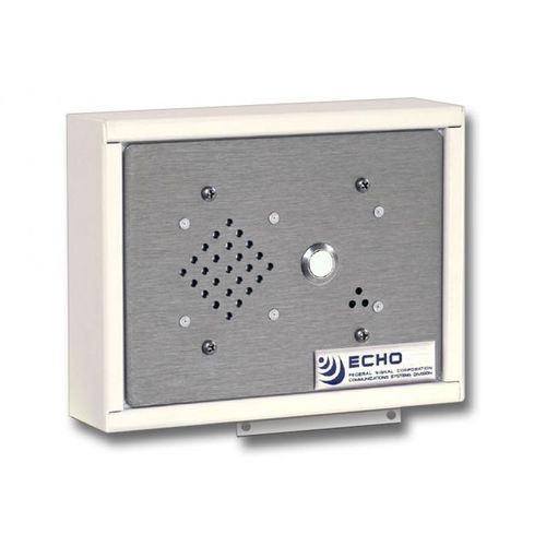 オーディオインターフォン システム - ECHO E-SS - FEDERAL SIGNAL - ステンレススチール製 / 屋外用