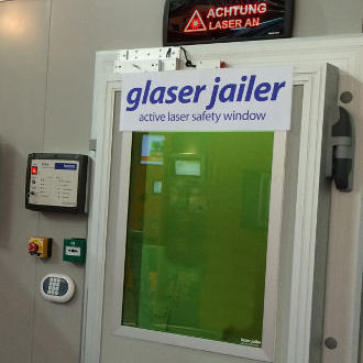 機械用セキュリティー窓 - Glaser jailer - Lasermet