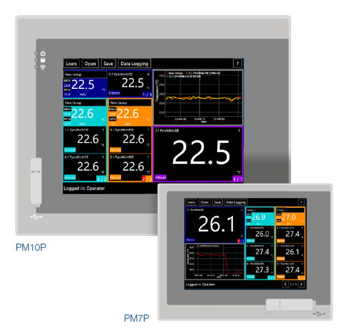 カラー液晶ディスプレーパネルPC - PM7P, PM10P - Calex Electronics Limited - 抵抗タッチスクリーン / LEDバックライト / 7インチ