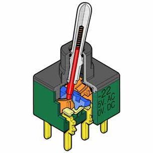 トグルスイッチ - M2 series - NKK Switches - レバー / 単極 / 防水・防塵性能
