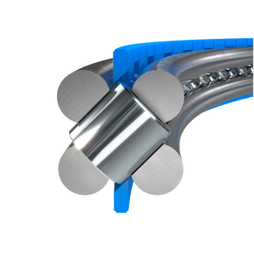 プラスチック製ケージ付き軸受 - LEW Series - Franke GmbH - クロスローラー / 4点接触 / 単列