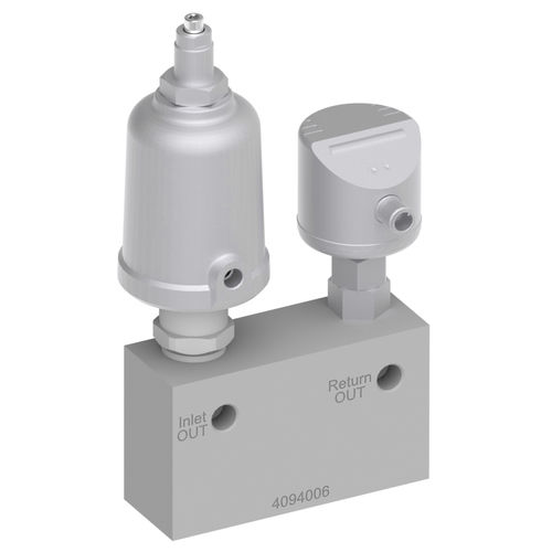 乾燥運転からの保護用バルブ - 7005 - Schubert & Salzer Control Systems GmbH - 空圧式 / アングル シート / ポンプ用