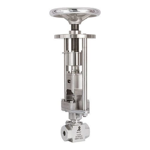 手動ハンドル付きバルブ - 7045 - Schubert & Salzer Control Systems GmbH - ガス用 / ねじ式 / 溶接用