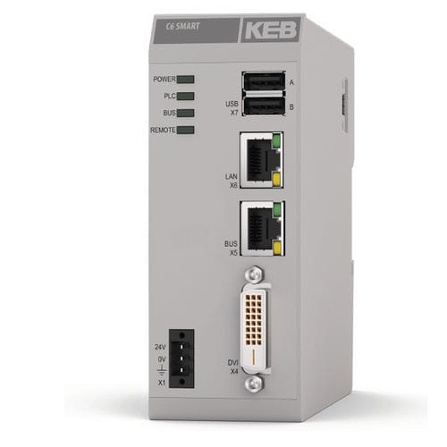 イーサネットネットワーク用リアルタイム自動装置コントローラー（RTAC） - C6 SMART - KEB Automation KG - RS232 / E/S内蔵