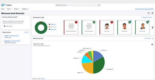 管理ソフトウェア - Fieldglass Contingent Workforce Management - SAP - 分析 / 制御 / リポーティング用