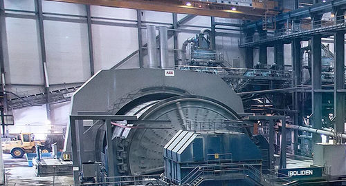 鉱石用粉砕機 - AG - Metso Corporation/メッツォ - ボール / 横型 / 自動