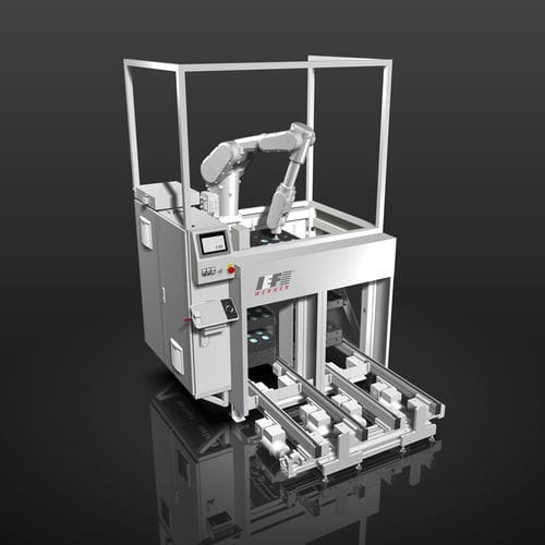 ロボット式パレタイズ / デパレタイズ装置 - roboSTACK - IEF-Werner GmbH - パレット用 / パレット用 / 加工用部品