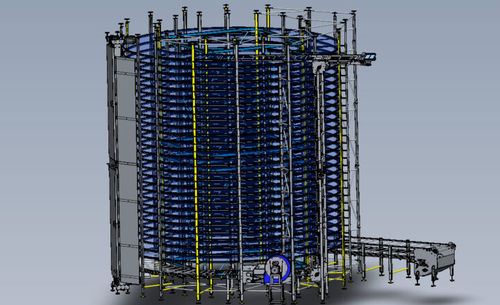 スパイラル冷却器 - König Maschinen GmbH - 製パン産業用 / ステンレス鋼製 / 空冷式