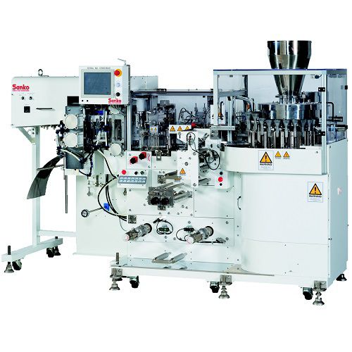 横型包装機 - SR500 - Sanko Machinery Co., Ltd. - H-FFS / 顆粒用 / 高速