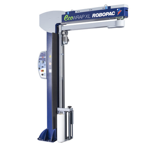 回転アーム式ストレッチ包装機 - ECOWRAP PLUS XL - ROBOPAC SPA - 半自動 / 重荷重用 / 伸縮フィルム