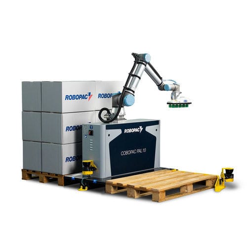ロボット式パレタイザー - Cobopac Pal 10  - ROBOPAC SPA - スタック / ボックス用 / 協働