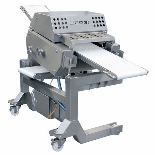 自動ブタの皮除去機 - ASB series - Weber Maschinenbau - コンベア付き