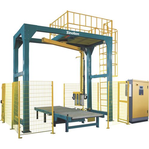 回転アーム式ストレッチ包装機 - R1800FZ-PL    - SHANDONG  SINOLION  MACHINERY  CORP  LTD - 自動 / パレット用 / 表面シート取付