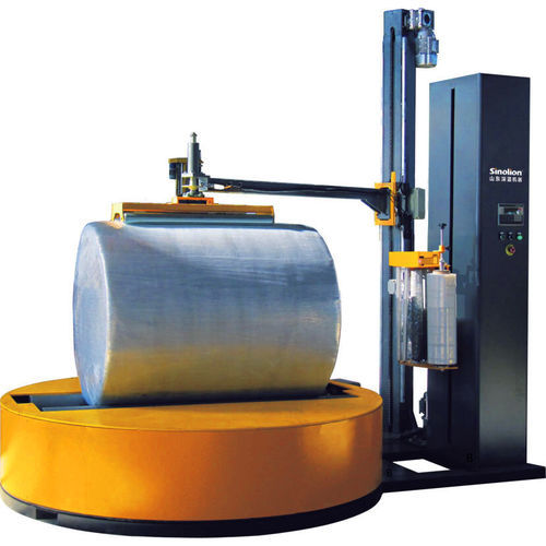 ペーパーロール用包装機 - Y2000F-CS - SHANDONG  SINOLION  MACHINERY  CORP  LTD - ターンテーブル式 / 自動 / 紙
