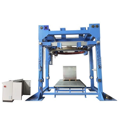 円筒形製品用ストレッチ包装機 - HS50-A1 - SHANDONG  SINOLION  MACHINERY  CORP  LTD - オービタル / 自動 / 産業用