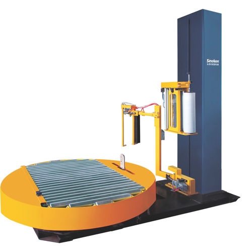 ターンテーブル式ストレッチ包装機 - T1800FZ-PL - SHANDONG  SINOLION  MACHINERY  CORP  LTD - 自動 / パレット用 / 自在ロール付