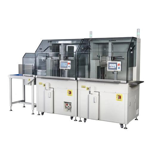 自動バンド ライニング機 - WK02-30BMB - DONGGUAN XUTIAN MACHINE CO.LTD. - OPPフィルム / インライン / ベルトコンベヤー付き