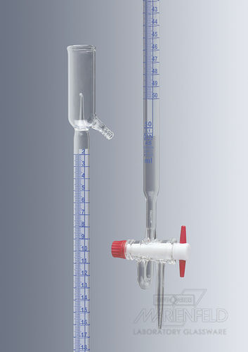自動ゼロ設定ビュレット - 265 series - Paul Marienfeld GmbH & Co. KG - ストレート栓付 / 耐薬品性