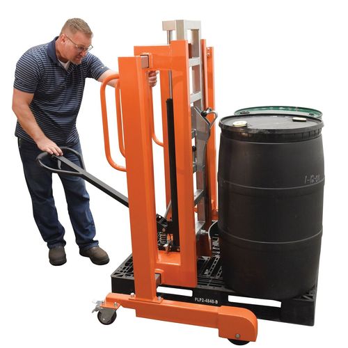 ハンドリング用台車 - PSDT-ADP - Vestil Manufacturing - ドラム缶用 / 油圧式