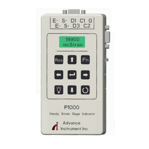 デジタル表示器 - P1000  - Advance Instrument Inc. - 手持ち式 / 歪利用張力計