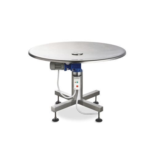 モーター駆動円テーブル - RD 120 - APM - 横型 / 食品産業用 / リニア