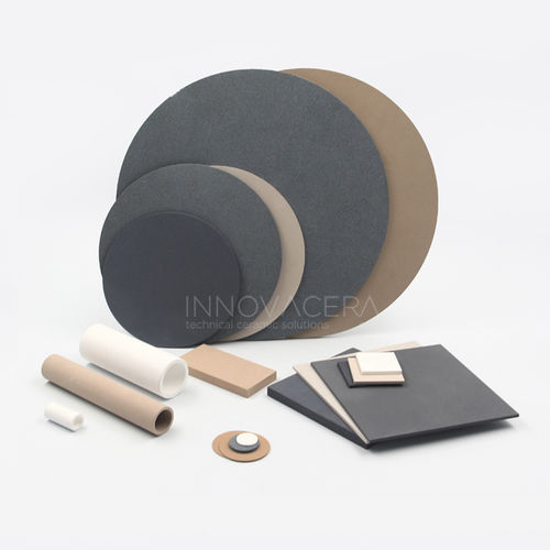 炭化ケイ素セラミック - Xiamen Innovacera Advanced Materials Co., Ltd - プレート状 / 棒状 / 管