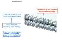 CHANGE SCREW SEQUENCE (for co-rotation extruder) - 11