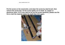 CHANGE SCREW SEQUENCE (for co-rotation extruder) - 9