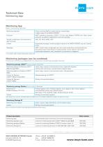 Technical Data Sheet Monitoring App - 2