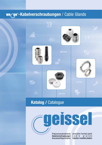 Catalogue wege® Cable glands and accessories