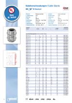 wege® M EMC Strain relief Cable gland data sheet - 1