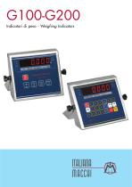 Electronic weighing indicators G 100 - G 200 - 1