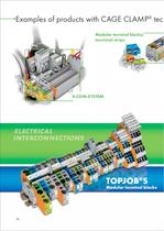 En WAGO contamos el sistema Cage Clamp tecnología única de WAGO, la cu