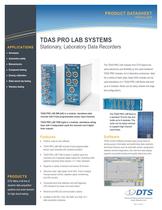 TDAS PRO LAB Standalone, Laboratory Data Recorders - 1