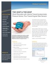 TSR 3DXP＆TSR 6DXP冲击记录器，具有加等，角速率和压力传感器